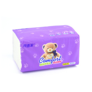 Factory Direct Price Soft Pack Facial Tissue Cartoon Packing OEM Acceptable Tissue Paper