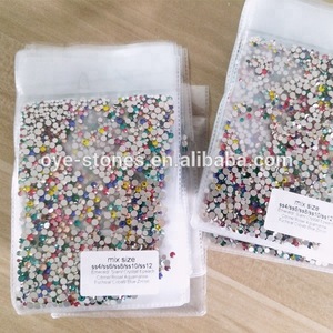 Factory direct sales ab crystal rhinestone nail art designs accessories,3d decoration nail stone
