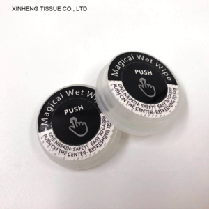 Functional Push Clean Wet Wipes With Customized Logo