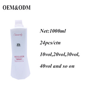 Hair bleach developer peroxide cream 1000ml for hair to make a better color