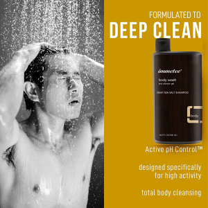 High Activity Body Wash And Shower Gel Deep Sea Salt Shampoo In Body Cleansing