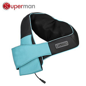 High quality PU leather electric massage tools cervical relaxation massage
