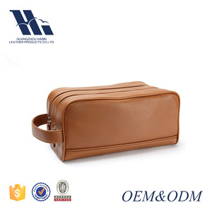High quality pu leather makeup cosmetic bag travel bag