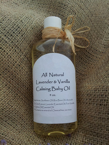 Lavender Vanilla Calming Baby Oil