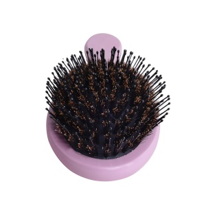 New arrival pink wooden boar bristle hair brush and pink hair extension brush wholesale