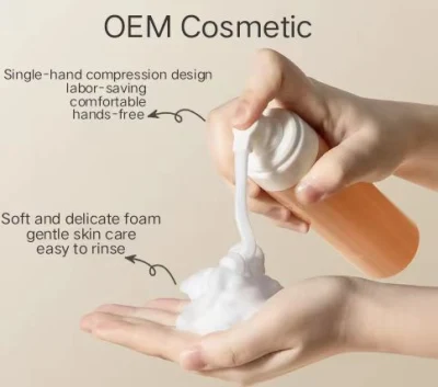 OEM Cosmetics Lavender Moistruized Makeup Remover Deep Cleansing Facial Foam