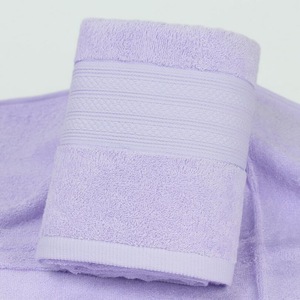 Plain dyed thick super soft adult bath towel factory supply