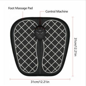 Portable Battery Foot Relaxation Massage Foldable Household Health Care Feet Massage Mat EMS Foot Massager Pad