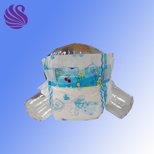 Printed feature 100% USA fluff pulp material disposable baby diaper / Good price disposable unsex baby nappies/ Sample & OEM