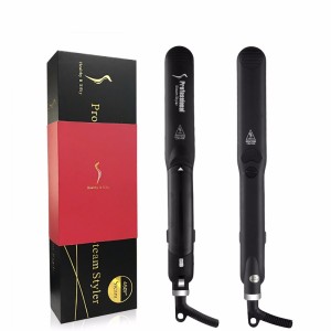Professional Vapour Infusion Flat Iron Steam Styler Ceramic Hair Straightener with Argan Oil