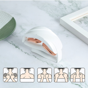 Small Folding Neck Massager Latest Intelligent Electr Wireless Neck Massager Tool with Heat