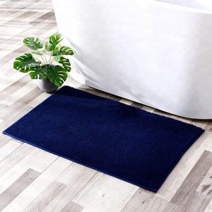 Wholesale Factory Supply 100% Microfiber Super Soft Chenille Bath Mat