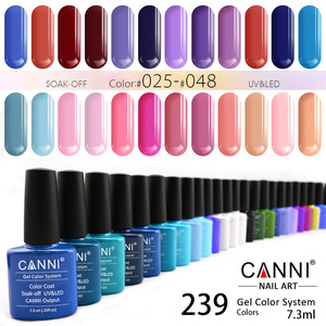 wholesale Nail art canni 240 colors uv led healthy breathable soak off nail polish gel varnish lacquer painting gel enamel coat