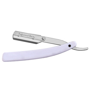 Wholesale Stainless Steel Straight Razor Polish Finish With Red Handle