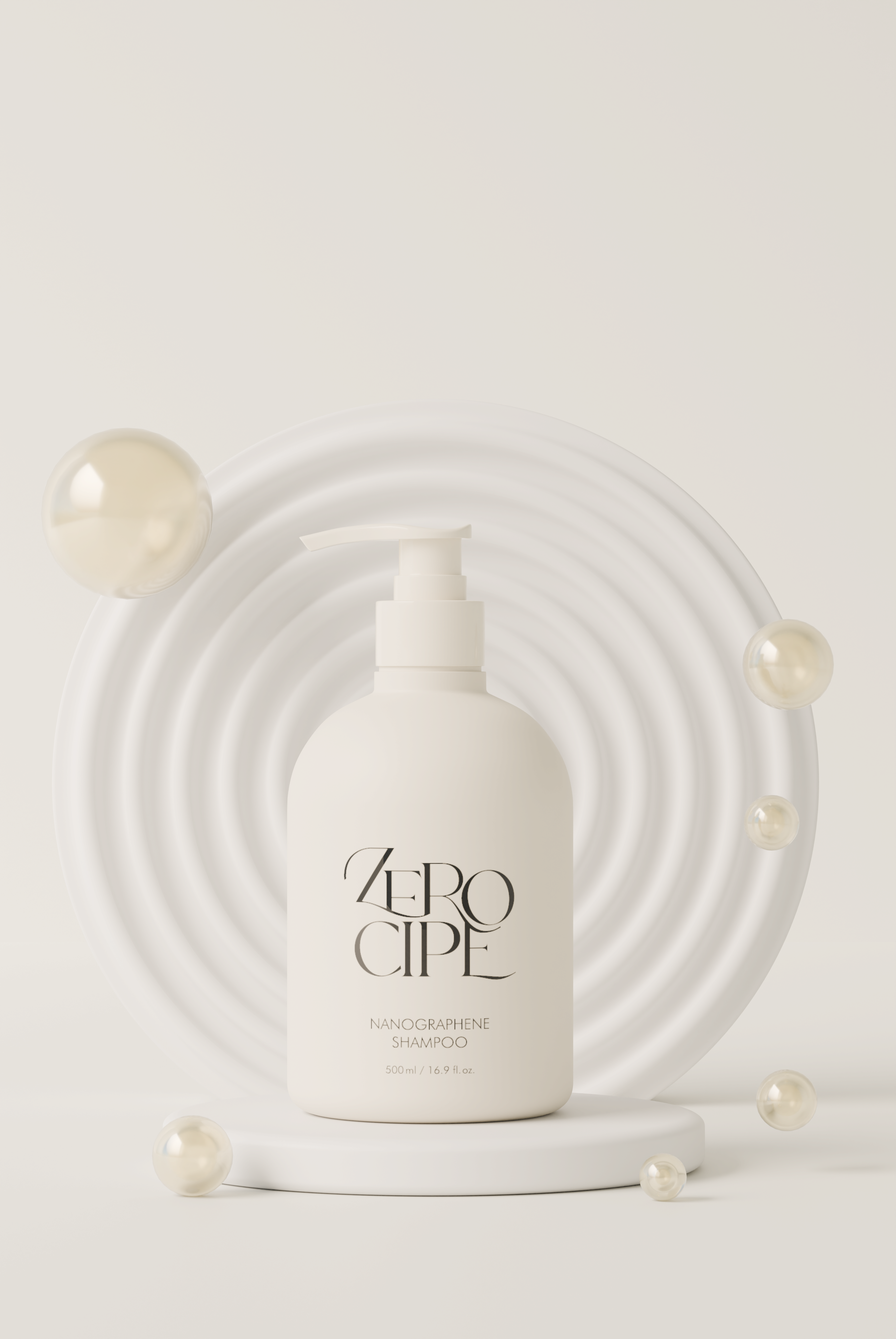 ZEROCIPE Nanographene Shampoo 500ml [KFDA, Anti-Hairloss, Hair Thickening, Scalp Care]