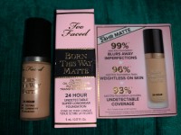 Too Faced Born This Way Matte Foundation LIGHT BEIGE Travel Size 0.17 fl oz NIB