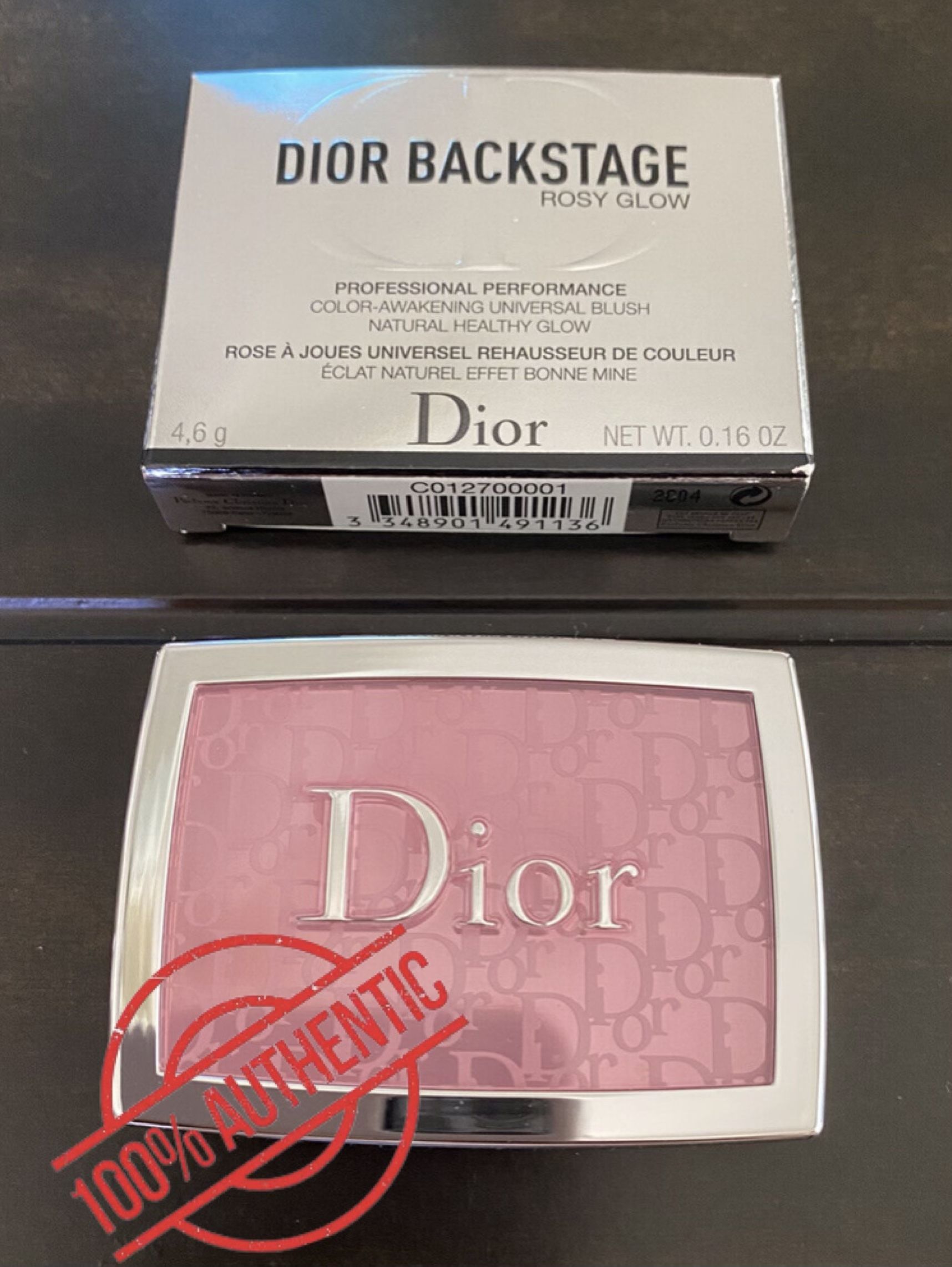 Genuine Dior Backstage Rosy Glow Blush 001 Pink