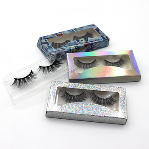 false eyelashes with box