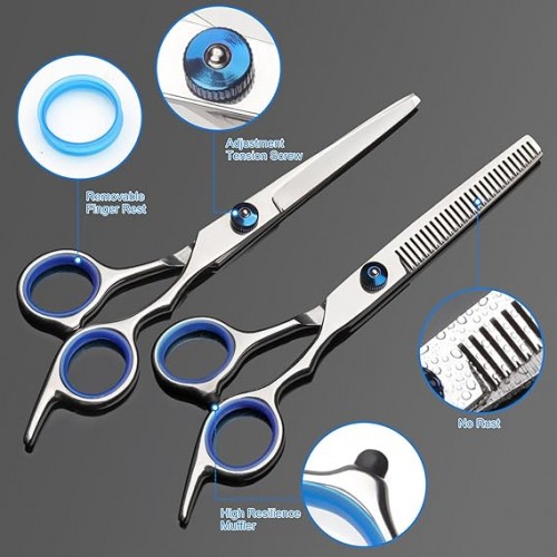 Barber hairdressing scissors and Thinning scissors