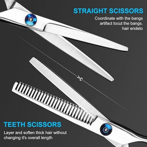 Barber hairdressing scissors and Thinning scissors