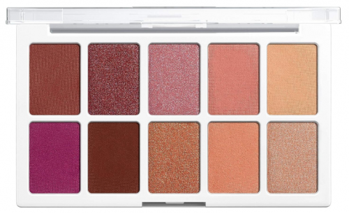 Factory OEM/ODM 10 Colors Eyeshadow High Pigment Eye Shadow Private Label Matte and Shimmer Eyeshadow Palette