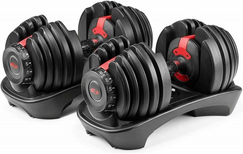 BOWFLEXS SELECTTECH 552 - TWO ADJUSTABLE DUMBBELLS