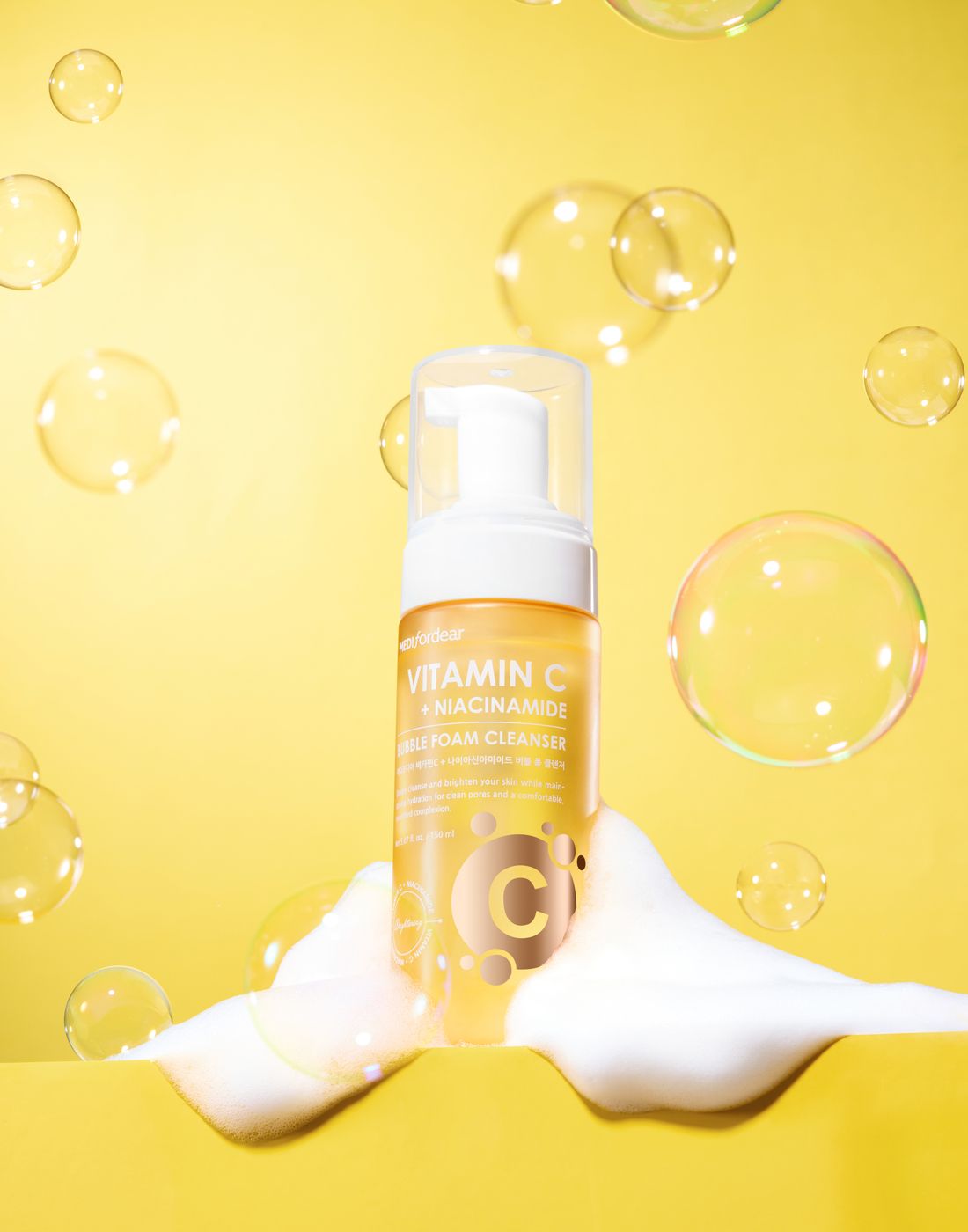 MEDIFORDEAR BUBBLE FOAM CLEANSER [VITAMIN C + NIACINAMIDE]