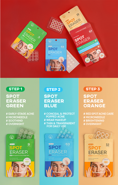 Spot Eraser Set of 84 Patches | Pimple Patches for Face for All Stages of Pimples | Face Patches that Feature Hydrocolloid Patches for Faster Results | Dark Spot Patch Pimple Set