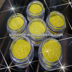 6411Y Crystal citrine mica pigment used for bath salts