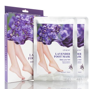 Amazon Hot Sale Foot Exfoliation Peeling Mask SPA Smoothing Moisturiser Collagen Vegan Sheet Feet Mask