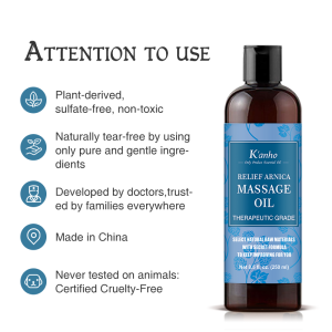 Arnica Relief Massage Oil 100% Natural Body Massage Body Oil wholesale