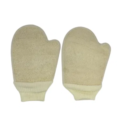 Bathroom Eco Friendly Natural Loofah Bath Glove for Body Shower