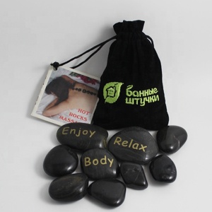 black basalt hot massage stones for spa