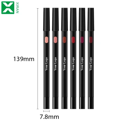 Cosmetic Lip Liner Black Matte Waterproof Lip Liner Pencil Private Label Vendor