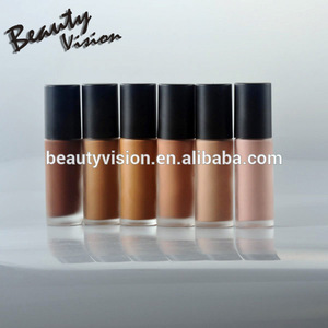 custom Long lasting waterproof face liquid foundation for dark skin