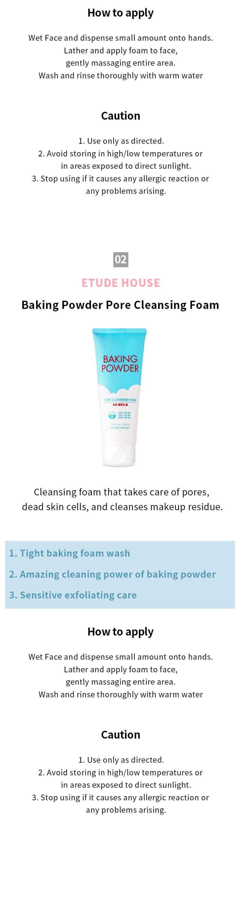 Dear Darling Water Tint/Baking Powder Foam/Crunch Pore Scrub