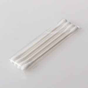 Disposable double-end wooden cotton swabs bamboo ear cleaning stick cotton buds