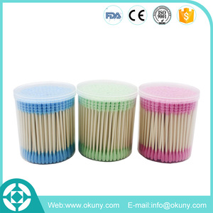 Disposable household Wooden Cotton Swabs/cotton buds