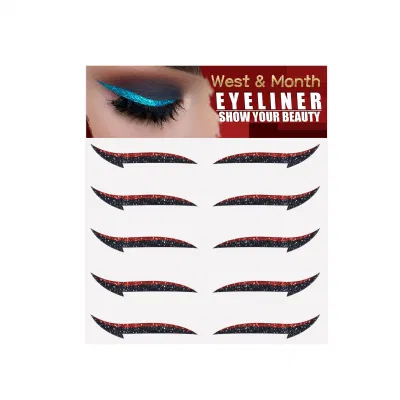European and American Stage Makeup Eyeliner Party Double Eyelid Stickers