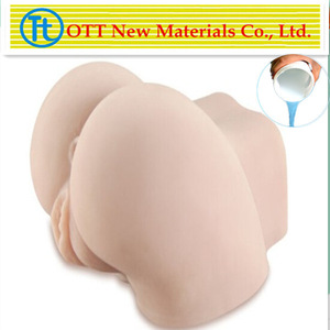 Fake silicone breast forms for men,raw materials of RTV 2 liquid silicon/silikon