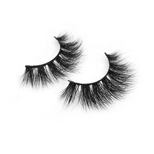 Fluffy Mink Eyelash Qingdao Manufacturer Wholesale Siberian Mink Fur False Eyelashes