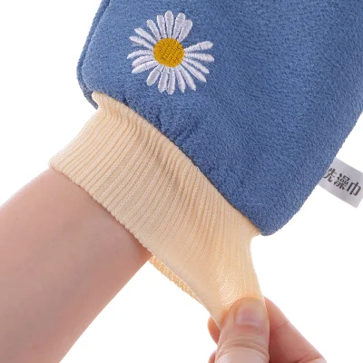 Free Sample Good Quality Bath Cleaning Gloves Remove Dead Skin Shower Gloves