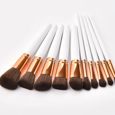 Free Shipping Hot Sale Private Label Marble Handle Makeup Brushes Professional Cosmetic Brush 10PCS Makeup Brush Set