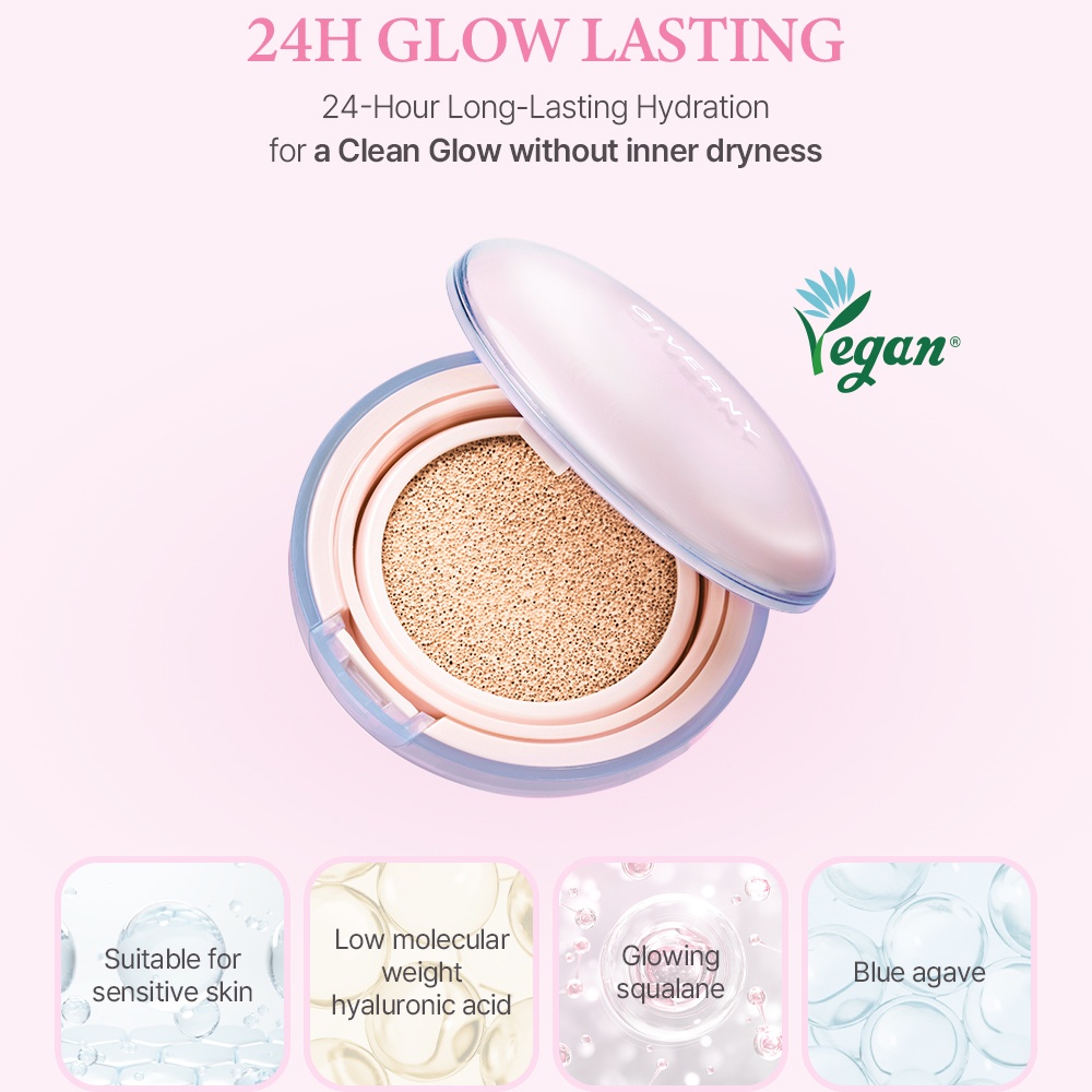 [GIVERNY] DEWY GLASSY CUSHION (3 shades)