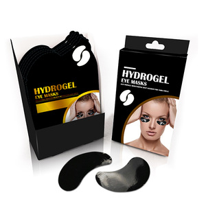 GMP Bamboo Charcoal Fade Dark Circle Anti Wrinkle Eye Gel Patch OEM Under Eye Pads Collagen Eye Mask