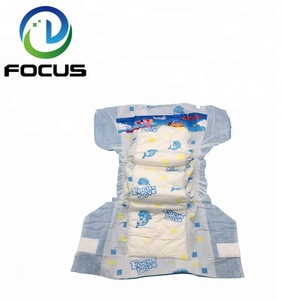 Good quality soft disposable newborn baby diaper/nappy manufacturer in China with wetness indicator