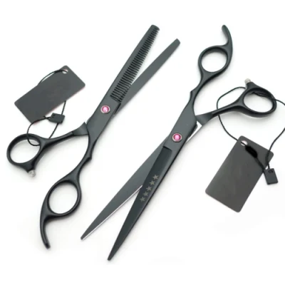 Hair Cutting Scissors Set Professional Trimming and Thinning 6.5 Inch Japanese Stainless Steel Hair Scissos