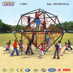High Quality Outdoor Jungle Gym Equipment With Climbing Rope