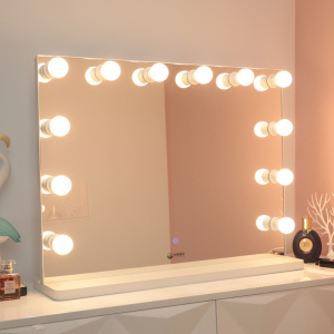 Hollywood Lighted Mirror Makeup Vanity Mirror Desk Mirrors With Dimmer