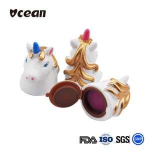 Hot Sales Promotional Items Novelty Unicorn Shaped And Flamingo Lip Balm Product Gift